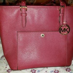 Michael Kors Red Jet Purse